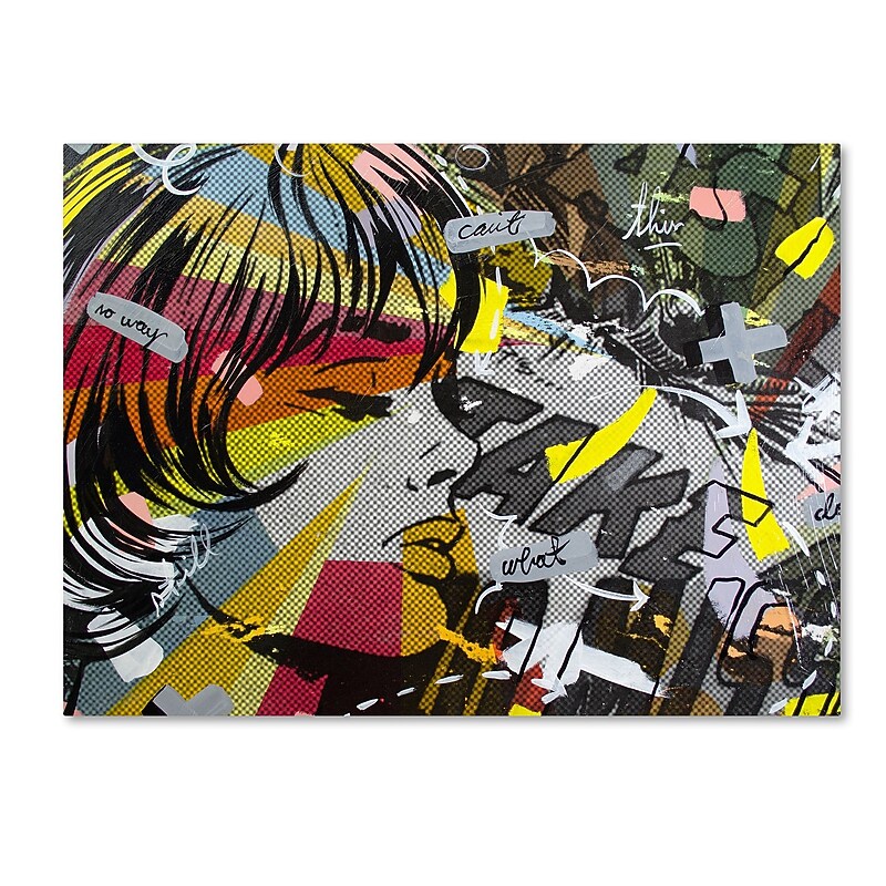 Trademark Fine Art ''Take Away'' by Dan Monteavaro 14" x 19" Canvas Art (ALI0963-C1419GG) image 1