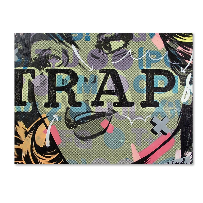Trademark Fine Art ''Trap'' by Dan Monteavaro 24" x 32" Canvas Art (ALI0966-C2432GG) image 1