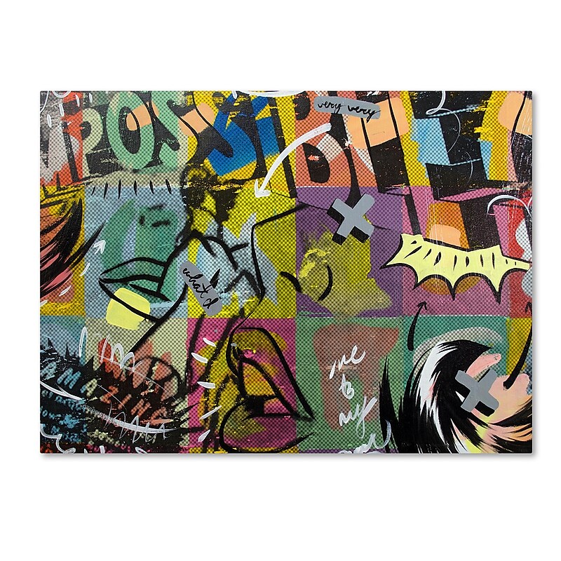 Trademark Fine Art ''IMPOSSIBLE'' by Dan Monteavaro 24" x 32" Canvas Art (ALI0968-C2432GG) image 1