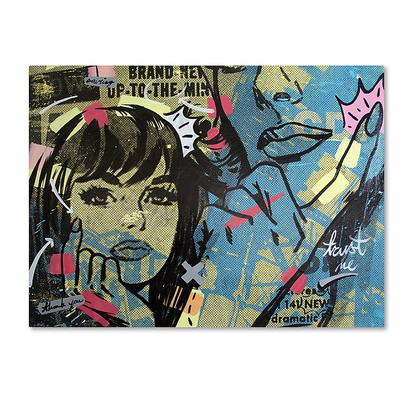 Trademark Fine Art ''New Dramatic'' by Dan Monteavaro 24" x 32" Canvas Art (ALI0969-C2432GG) image 1