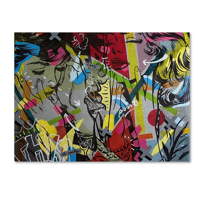Trademark Fine Art ''This is Only'' by Dan Monteavaro 24" x 32" Canvas Art (ALI0971-C2432GG) image 1