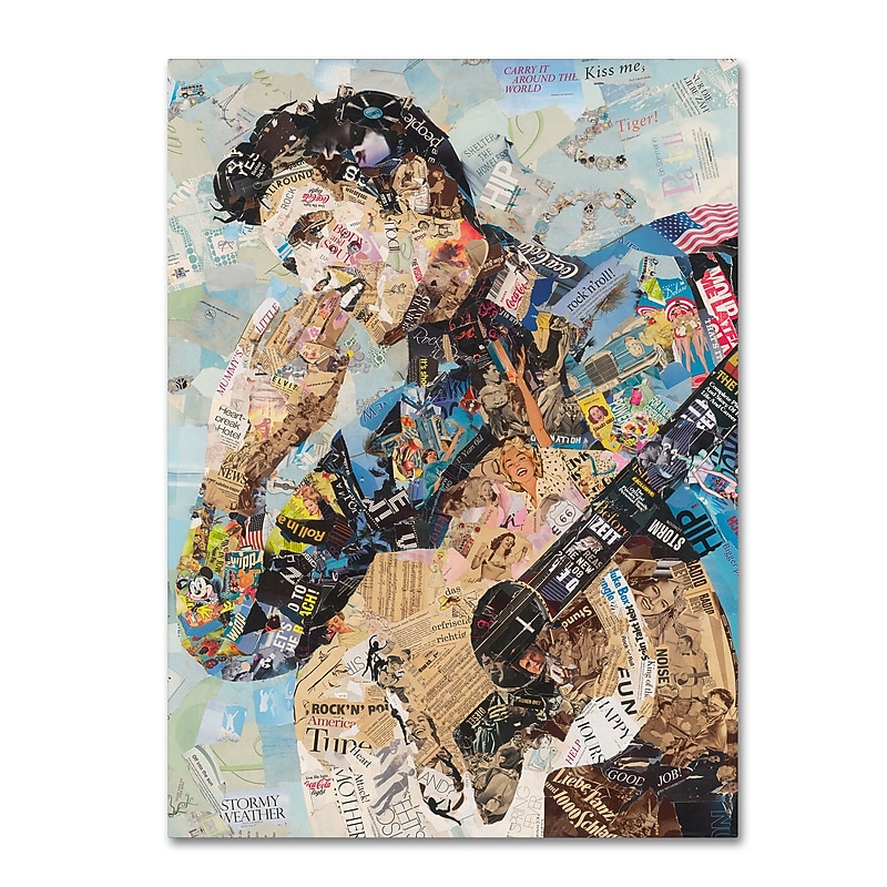 Trademark Fine Art ''All Shook Up'' by Ines Kouidis 24" x 32" Canvas Art (ALI0973-C2432GG) image 1