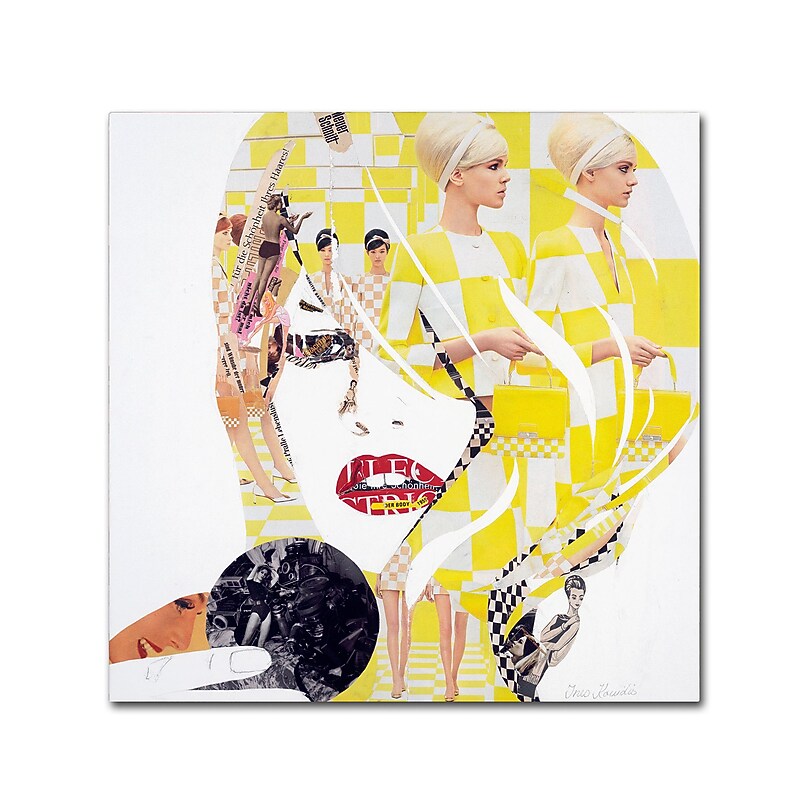Trademark Fine Art ''Brigitte'' by Ines Kouidis 24" x 24" Canvas Art (ALI0981-C2424GG) image 1