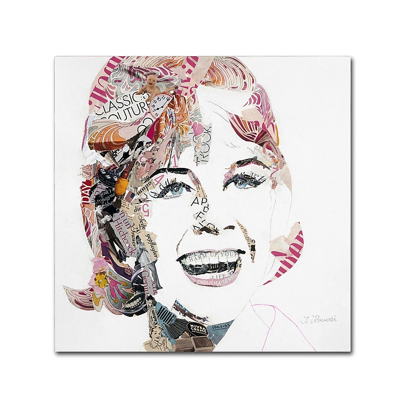 Trademark Fine Art ''Doris'' by Ines Kouidis 24" x 24" Canvas Art (ALI0982-C2424GG) image 1