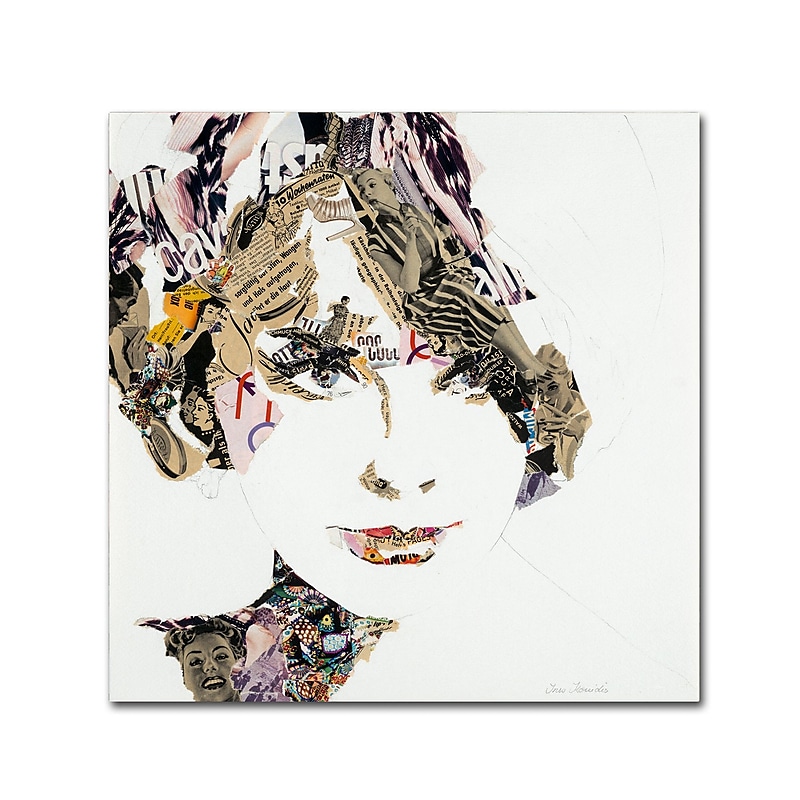 Trademark Fine Art ''Elke'' by Ines Kouidis 24" x 24" Canvas Art (ALI0983-C2424GG) image 1