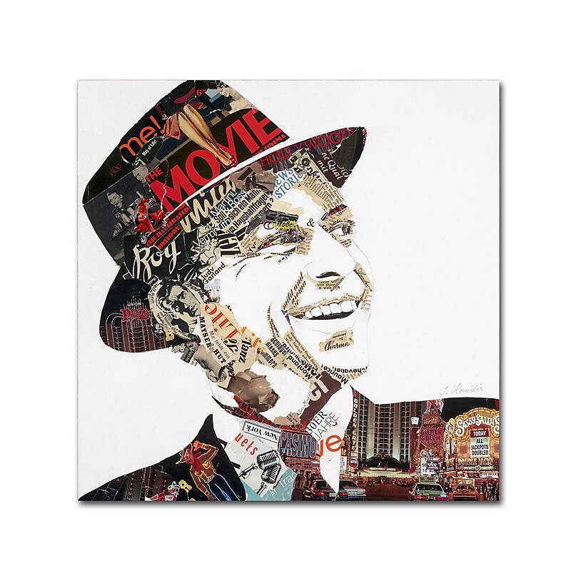 Trademark Fine Art ''Franky'' by Ines Kouidis 24" x 24" Canvas Art (ALI0984-C2424GG) image 1