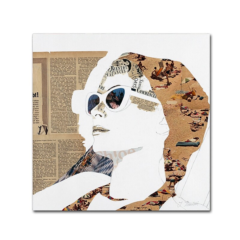 Trademark Fine Art ''Grace'' by Ines Kouidis 35" x 35" Canvas Art (ALI0986-C3535GG) image 1