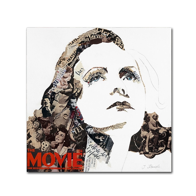 Trademark Fine Art ''Greta'' by Ines Kouidis 14" x 14" Canvas Art (ALI0987-C1414GG) image 1