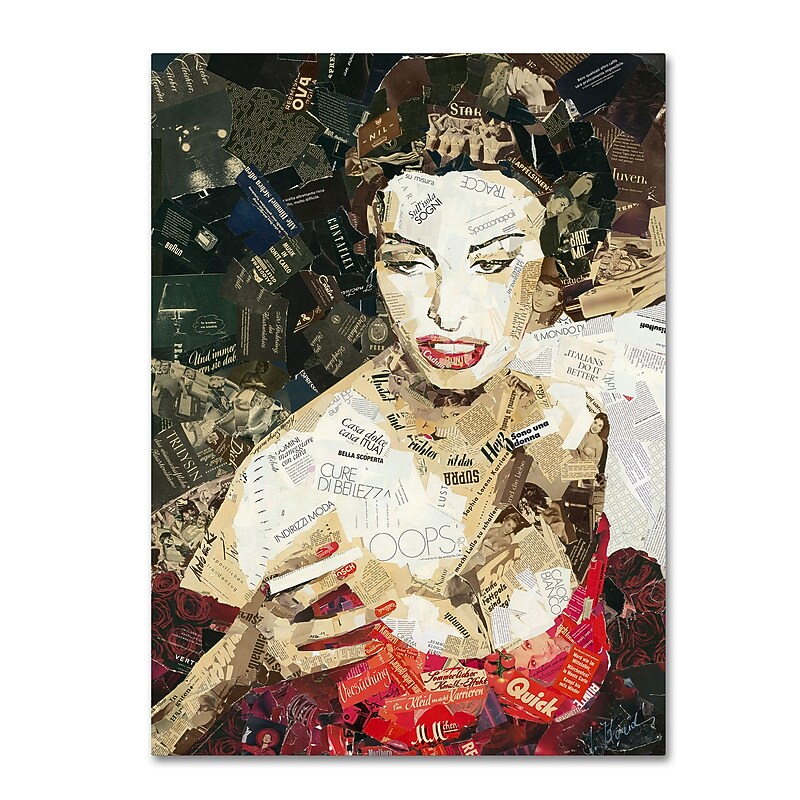 Trademark Fine Art ''Italians Do it Better'' by Ines Kouidis 24" x 32" Canvas Art (ALI0989-C2432GG) image 1