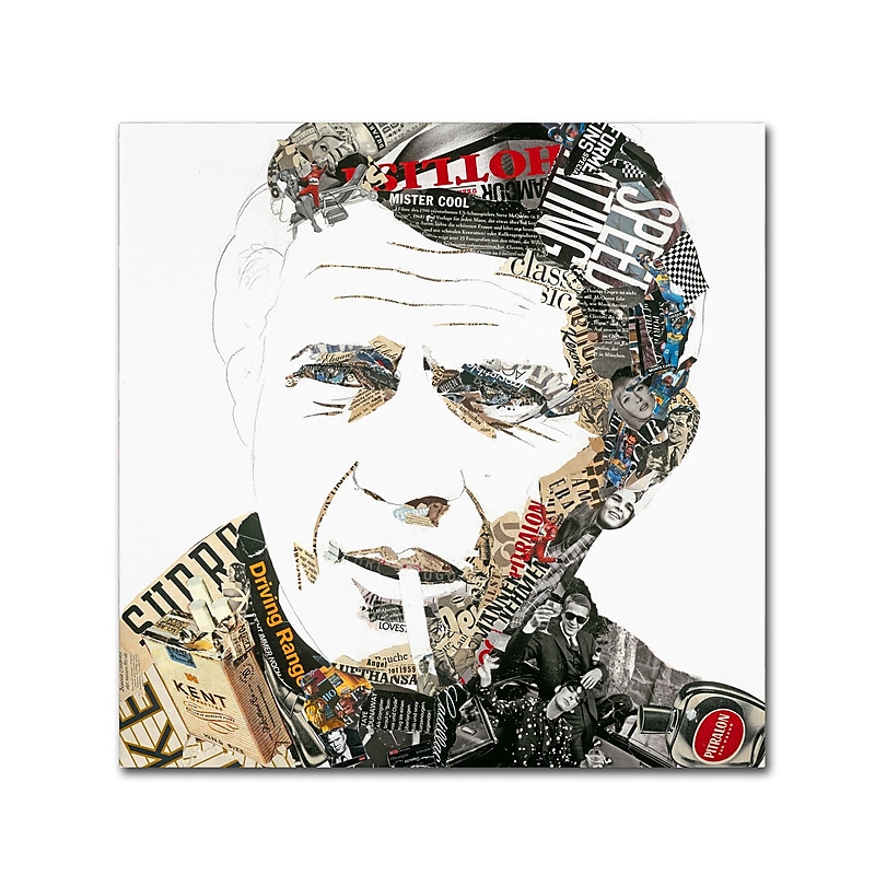 Trademark Fine Art ''Steve'' by Ines Kouidis 24" x 24" Canvas Art (ALI0996-C2424GG) image 1