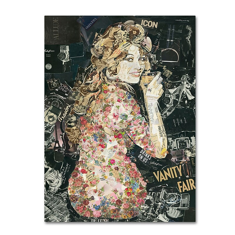 Trademark Fine Art ''Everybody Loves my Baby'' by Ines Kouidis 24" x 32" Canvas Art (ALI1001-C2432GG) image 1