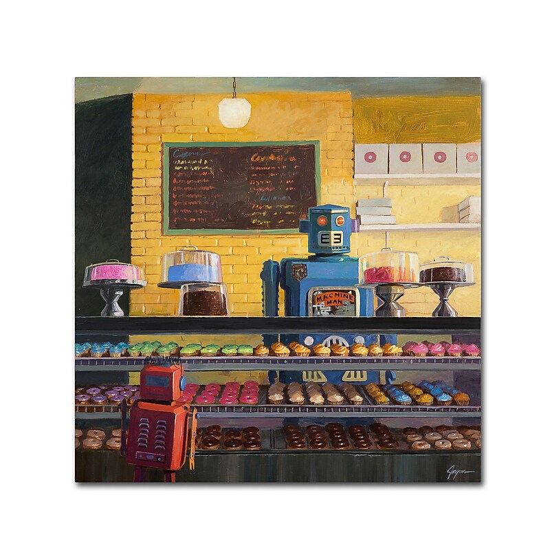 Trademark Fine Art ''Indecision'' by Eric Joyner 35" x 35" Canvas Art (ALI1028-C3535GG) image 1