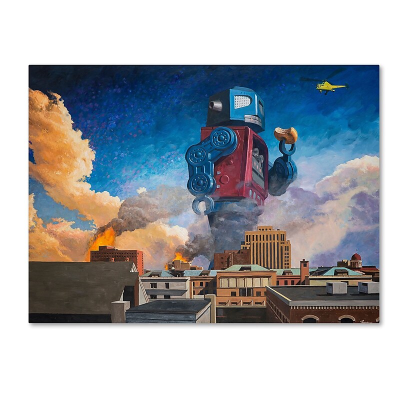 Trademark Fine Art ''Lunchbreak'' by Eric Joyner 18" x 24" Canvas Art (ALI1033-C1824GG) image 1