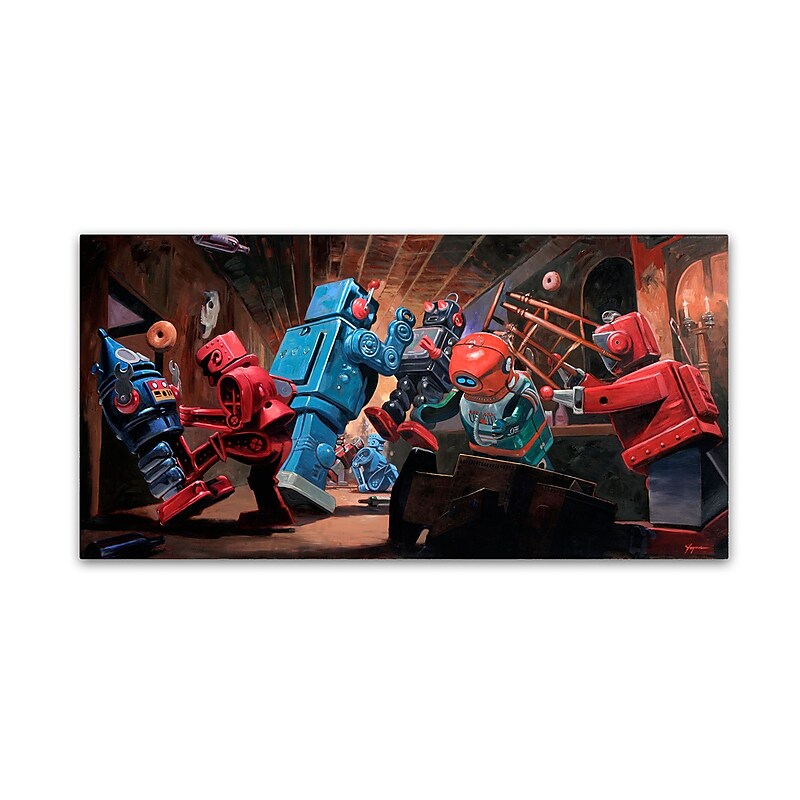 Trademark Fine Art ''Malfunction'' by Eric Joyner 16" x 32" Canvas Art (ALI1034-C1632GG) image 1