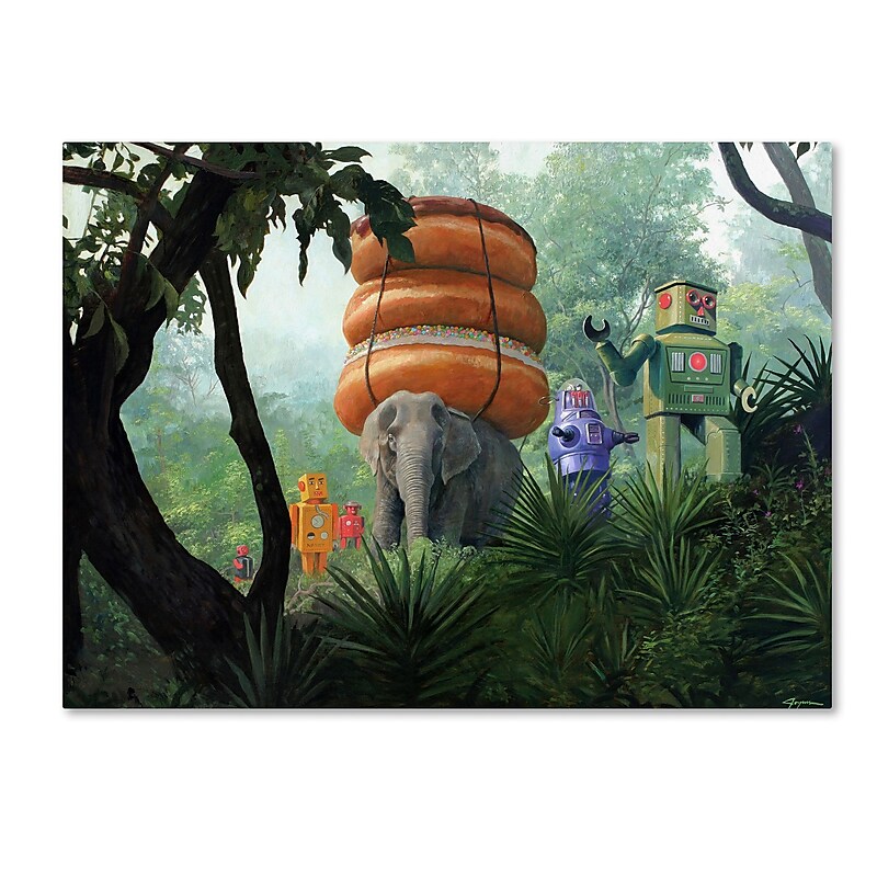 Trademark Fine Art ''On Tiger Mountain'' by Eric Joyner 18" x 24" Canvas Art (ALI1035-C1824GG) image 1