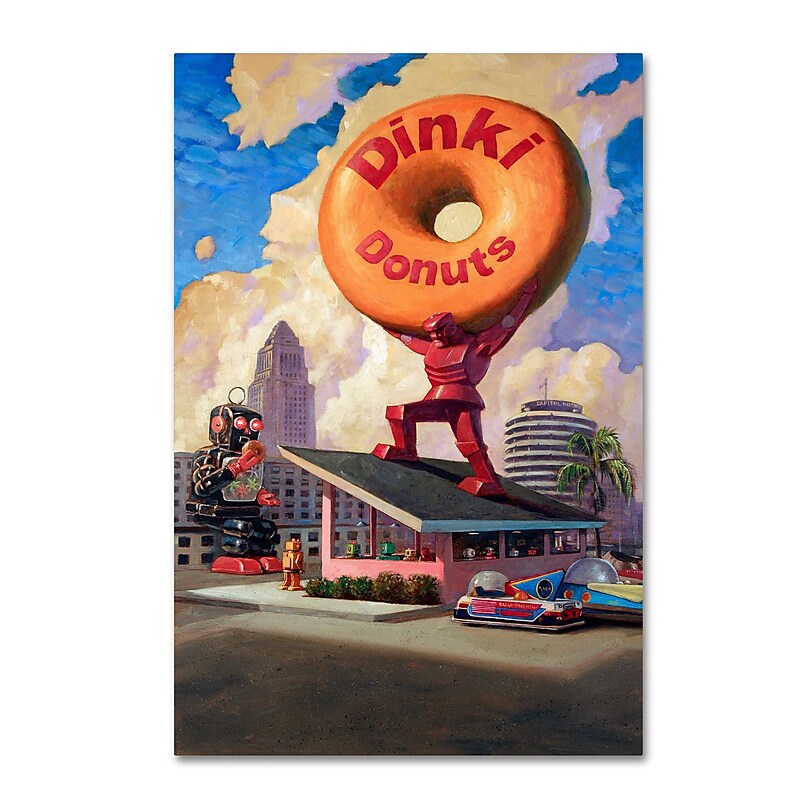 Trademark Fine Art ''Robo Atlas'' by Eric Joyner 16" x 24" Canvas Art (ALI1036-C1624GG) image 1