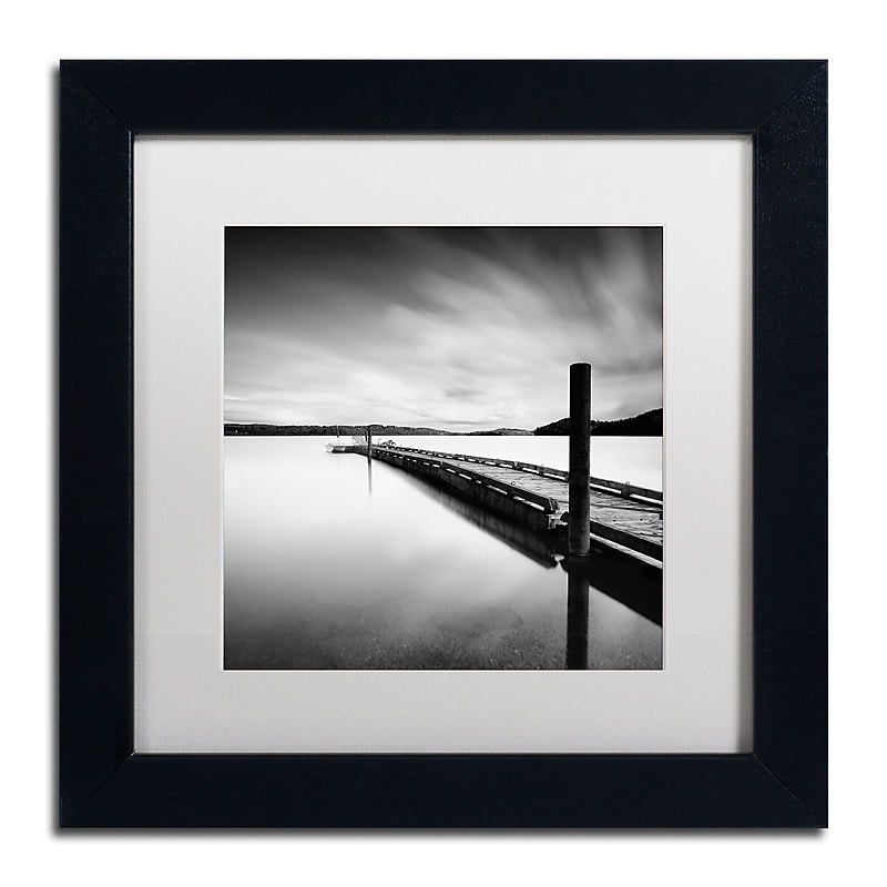 Trademark Fine Art ''Stand By'' by Moises Levy 11" x 11" White Matted Black Frame (ALI1063-B1111MF) image 1