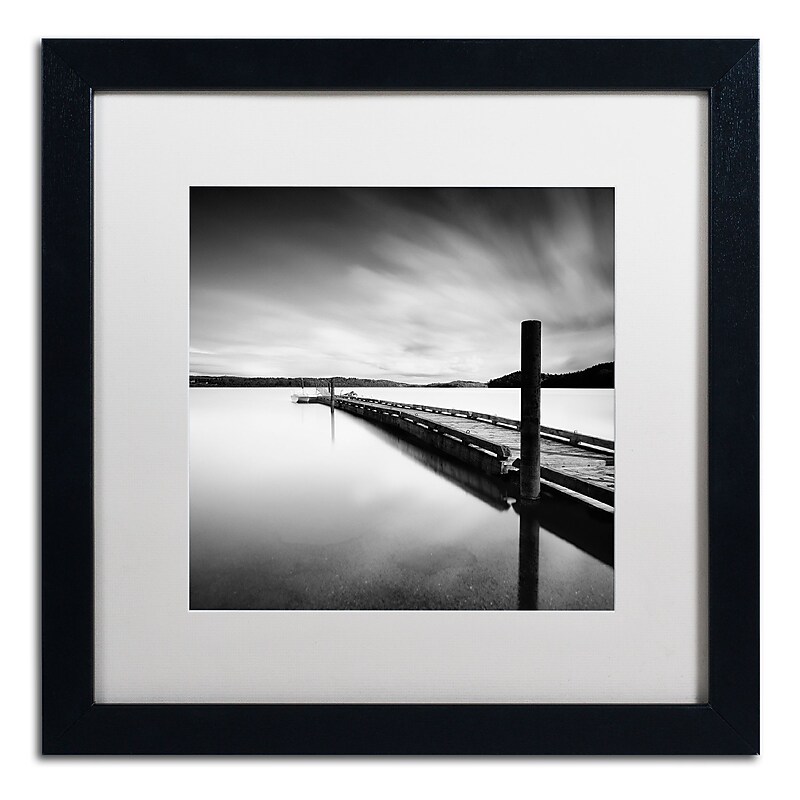 Trademark Fine Art ''Stand By'' by Moises Levy 16" x 16" White Matted Black Frame (ALI1063-B1616MF) image 1