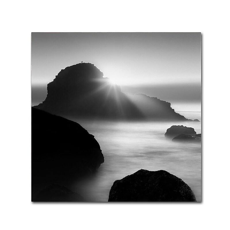 Trademark Fine Art ''Long Sunset at Indian Beach'' by Moises Levy 24" x 24" Canvas Art (ALI1067-C2424GG) image 1