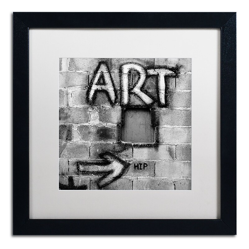 Trademark Fine Art ''Art'' by Moises Levy 16" x 16" White Matted Black Frame (ALI1072-B1616MF) image 1