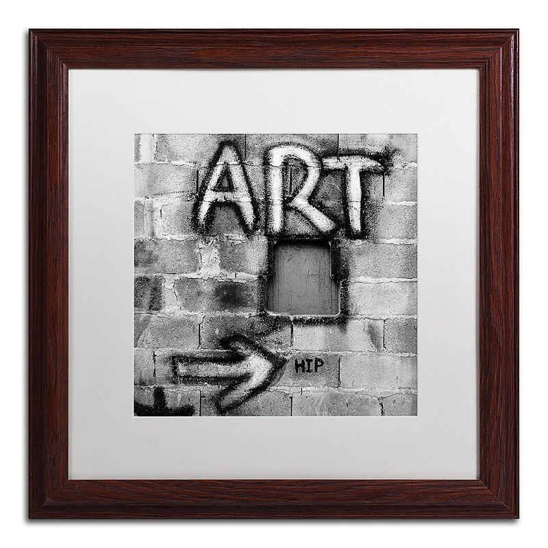 Trademark Fine Art ''Art'' by Moises Levy 16" x 16" White Matted Wood Frame (ALI1072-W1616MF) image 1