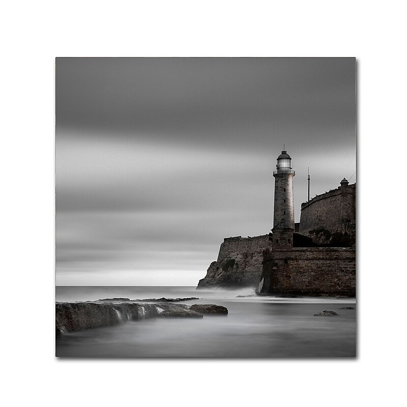 Trademark Fine Art ''Morro Lighthouse'' by Moises Levy 35" x 35" Canvas Art (ALI1074-C3535GG) image 1