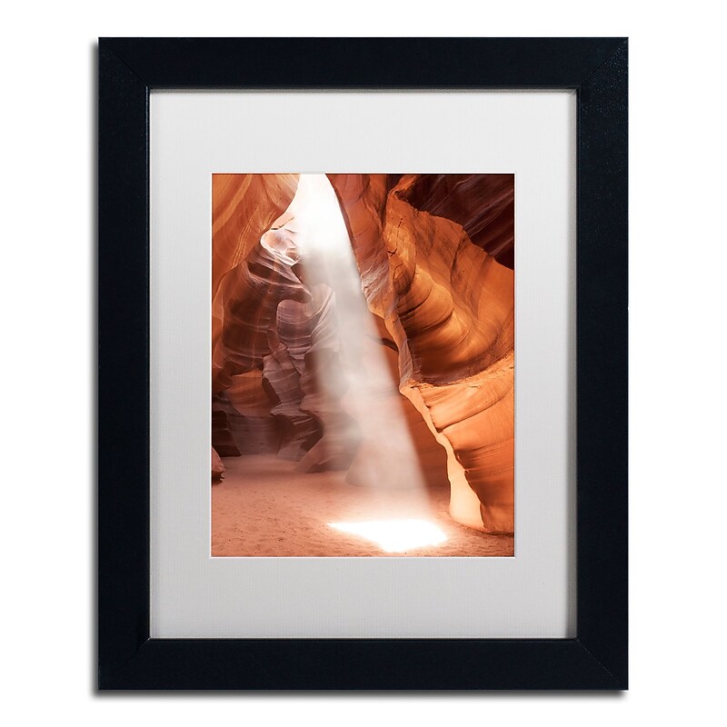 Trademark Fine Art ''Illumination I'' by Moises Levy 11" x 14" White Matted Black Frame (ALI1078-B1114MF) image 1