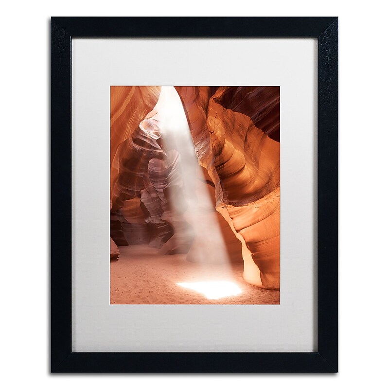 Trademark Fine Art ''Illumination I'' by Moises Levy 16" x 20" White Matted Black Frame (ALI1078-B1620MF) image 1