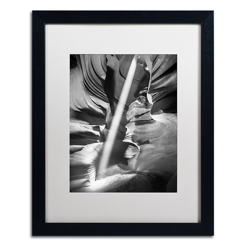 Trademark Fine Art ''Illumination II'' by Moises Levy 16" x 20" White Matted Black Frame (ALI1079-B1620MF) image 1