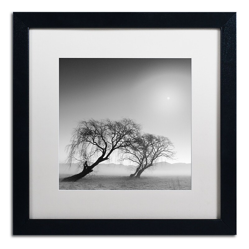 Trademark Fine Art ''Reverencia'' by Moises Levy 16" x 16" White Matted Black Frame (ALI1081-B1616MF) image 1