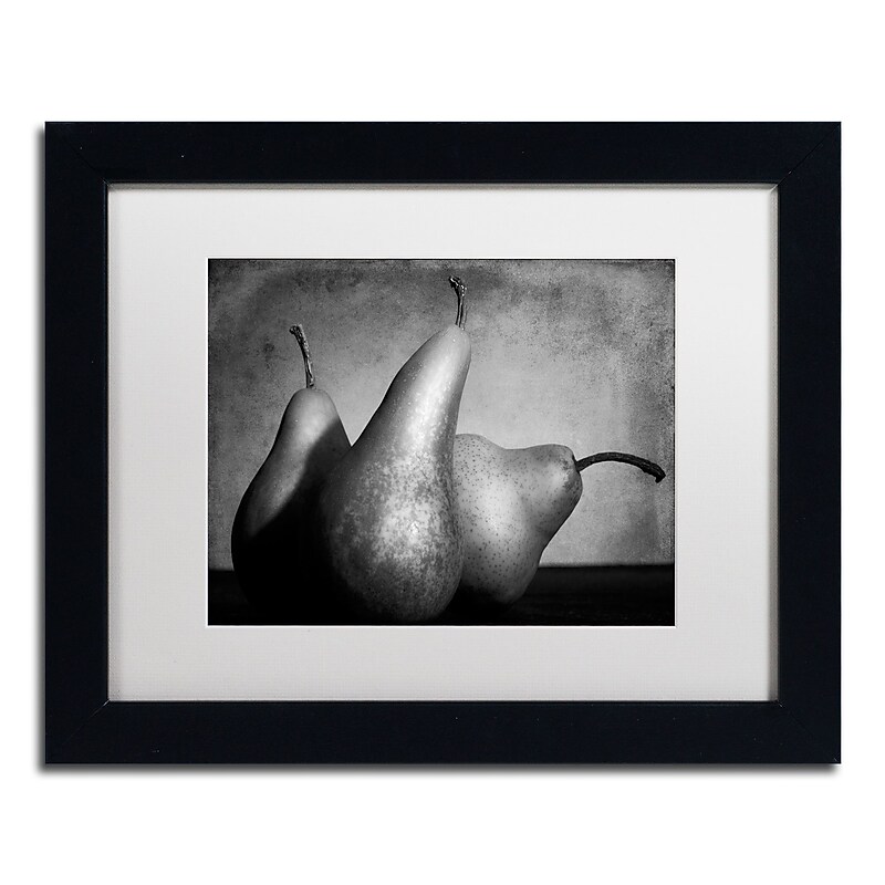 Trademark Fine Art ''Cayendo'' by Moises Levy 11" x 14" White Matted Black Frame (ALI1101-B1114MF) image 1