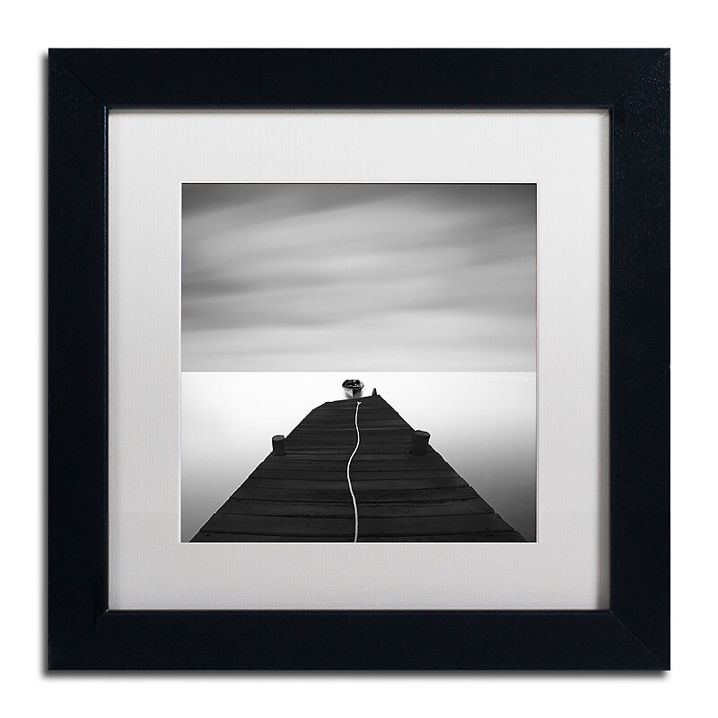 Trademark Fine Art ''Free'' by Moises Levy 11" x 11" White Matted Black Frame (ALI1122-B1111MF) image 1