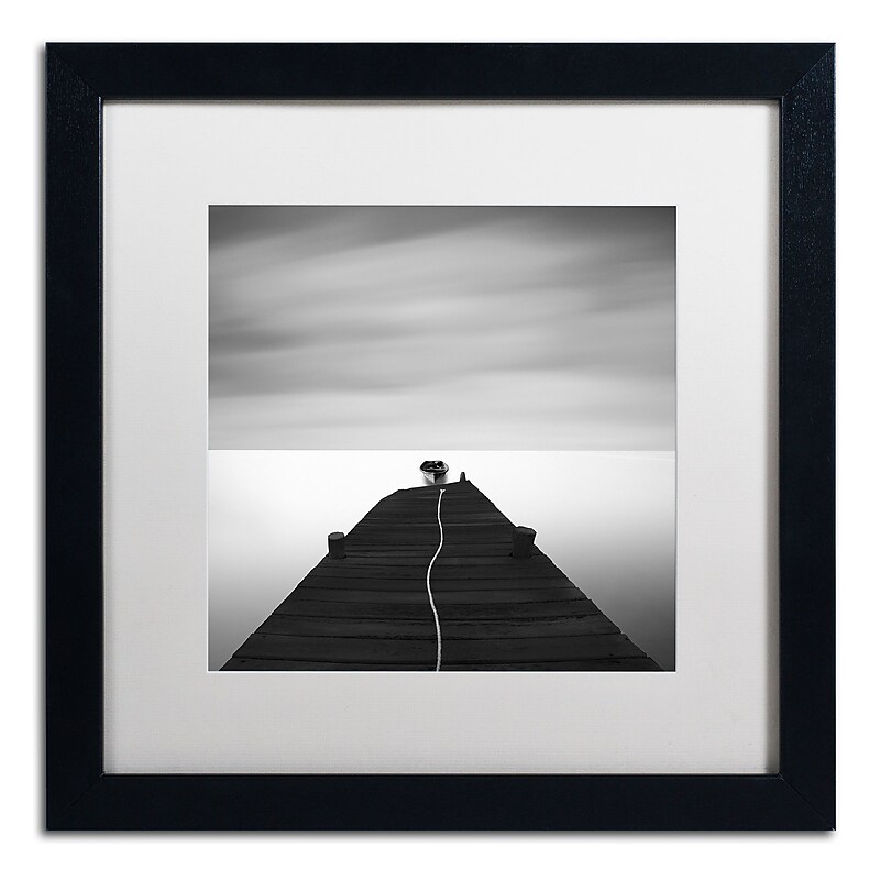 Trademark Fine Art ''Free'' by Moises Levy 16" x 16" White Matted Black Frame (ALI1122-B1616MF) image 1