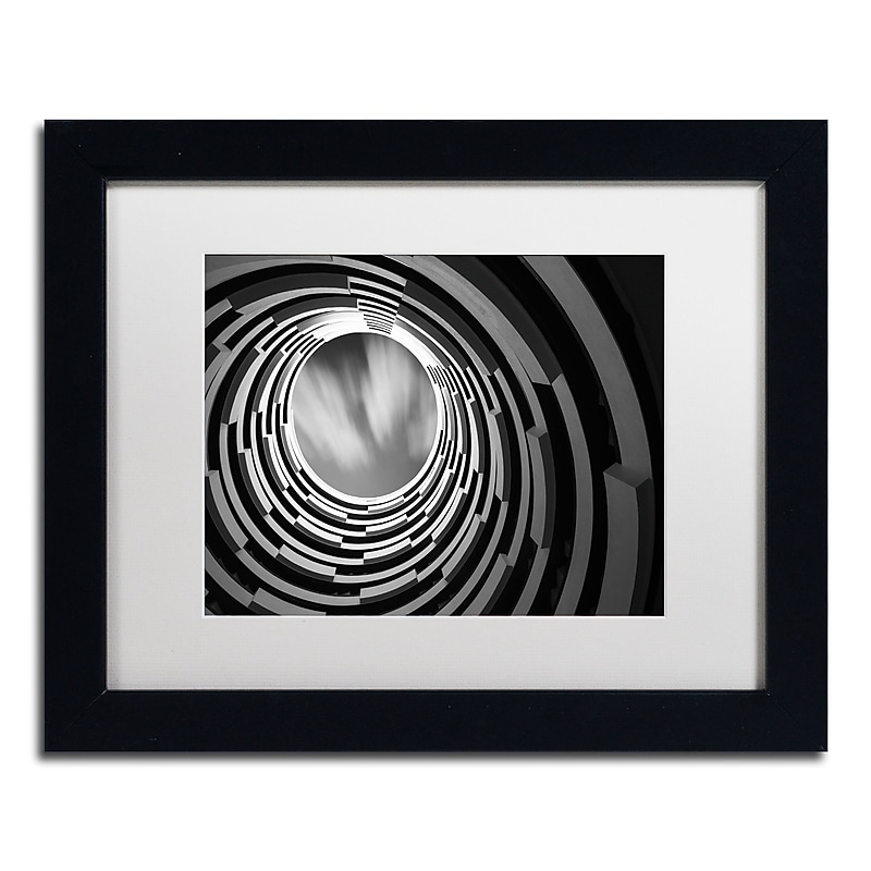 Trademark Fine Art ''Pozo'' by Moises Levy 11" x 14" White Matted Black Frame (ALI1123-B1114MF) image 1