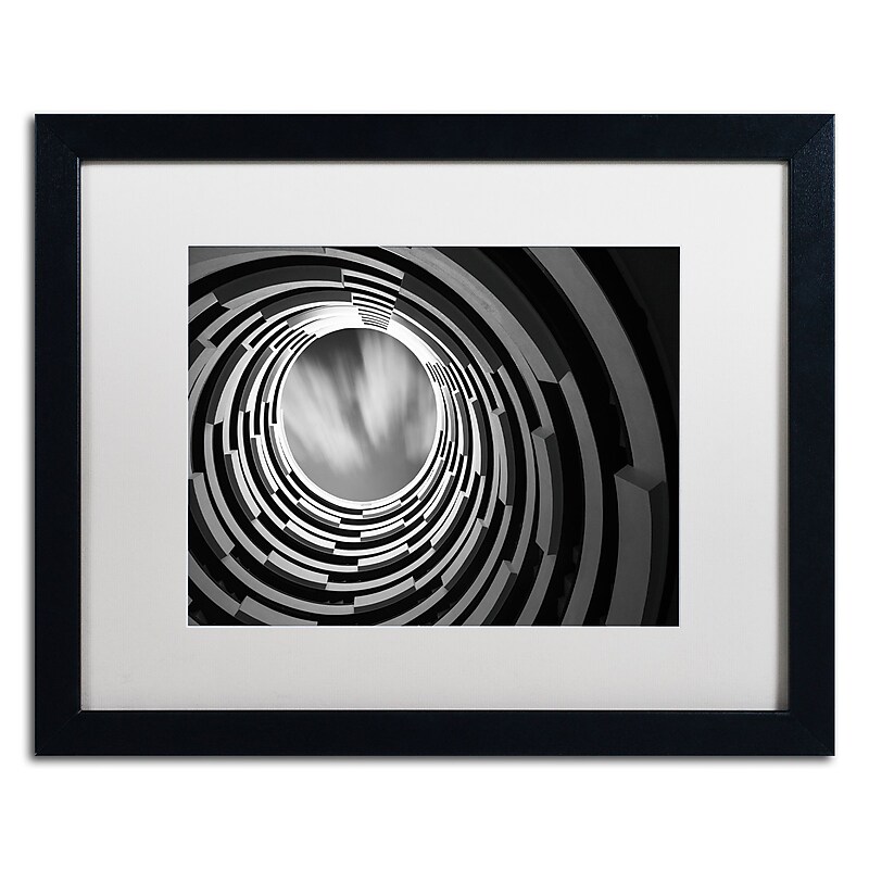 Trademark Fine Art ''Pozo'' by Moises Levy 16" x 20" White Matted Black Frame (ALI1123-B1620MF) image 1