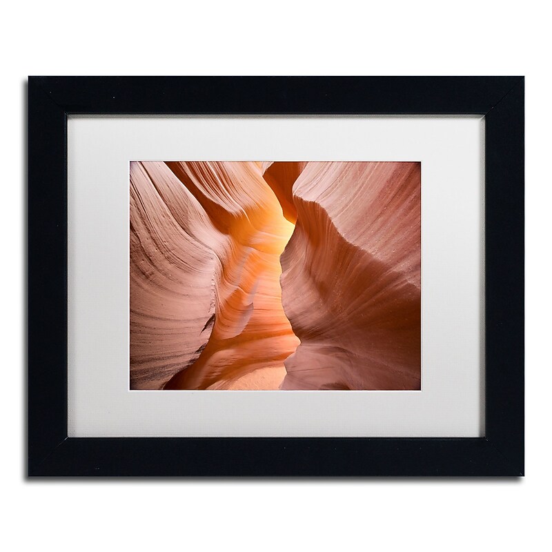 Trademark Fine Art ''Welcome III'' by Moises Levy 11" x 14" White Matted Black Frame (ALI1142-B1114MF) image 1