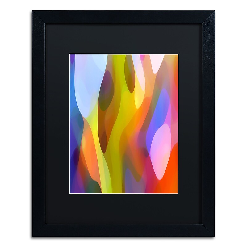 Trademark Fine Art ''Dappled Light 3'' by Amy Vangsgard  16" x 20" Black Matted Black Frame (AV0101-B1620BMF) image 1