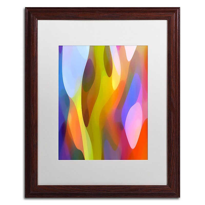Trademark Fine Art ''Dappled Light 3'' by Amy Vangsgard 16" x 20" White Matted Wood Frame (AV0101-W1620MF) image 1