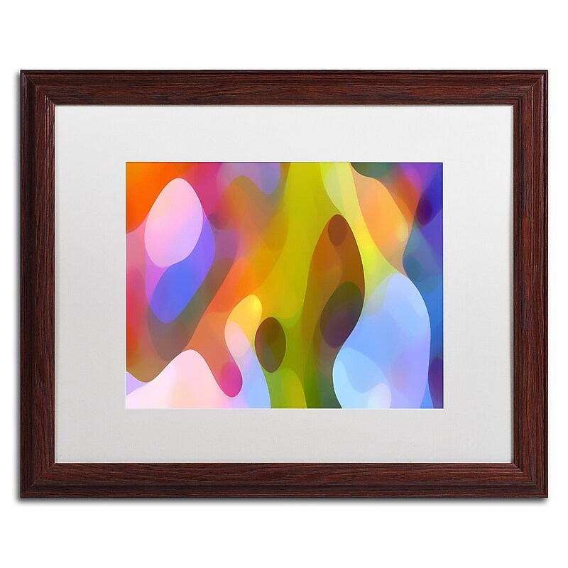 Trademark Fine Art ''Dappled Light 6'' by Amy Vangsgard  16" x 20" White Matted Wood Frame (AV0104-W1620MF) image 1