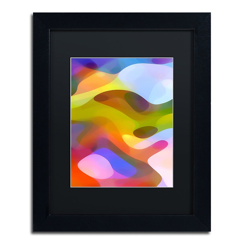 Trademark Fine Art ''Dappled Light 7'' by Amy Vangsgard  11" x 14" Black Matted Black Frame (AV0105-B1114BMF) image 1