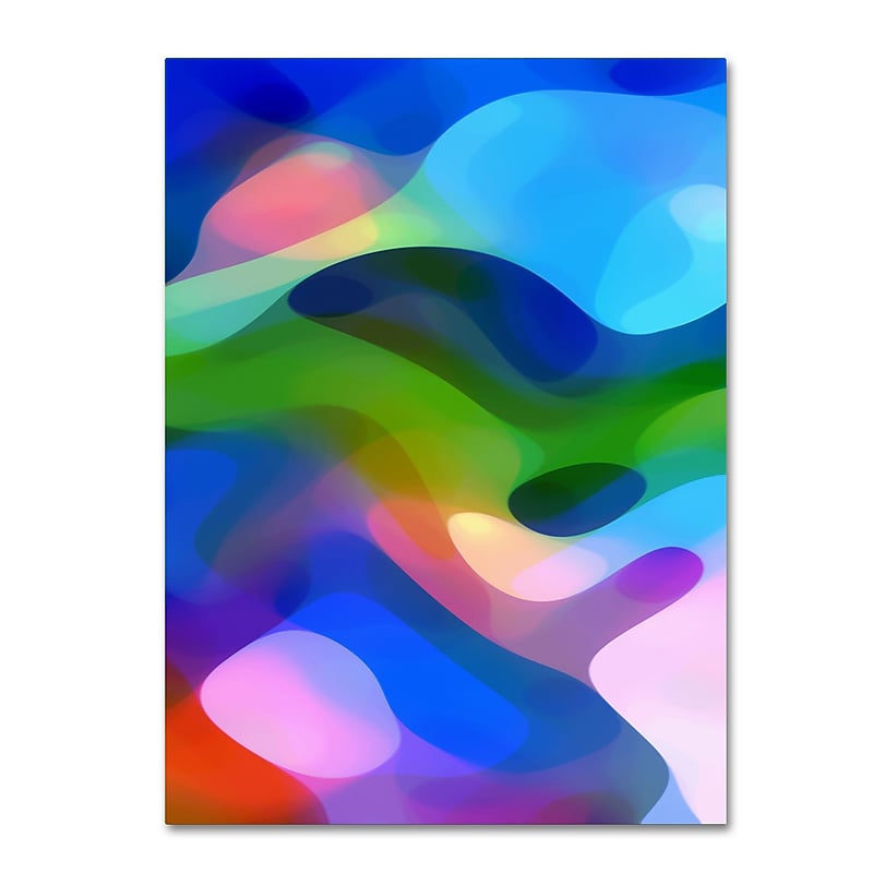 Trademark Fine Art ''Dappled Light 8 Blue'' by Amy Vangsgard  24" x 32" Canvas Art (AV0106-C2432GG) image 1