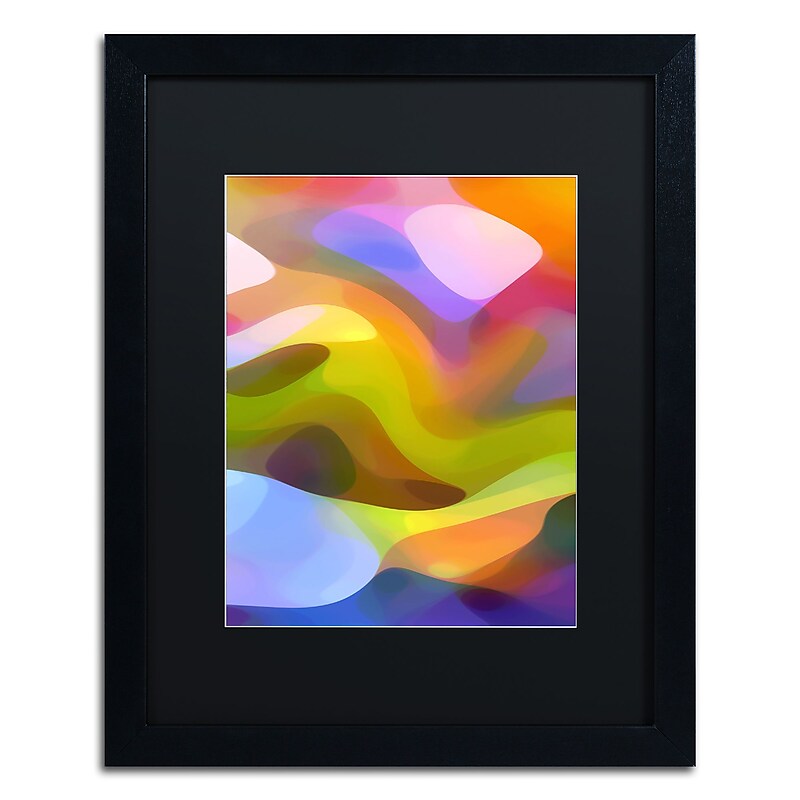 Trademark Fine Art ''Dappled Light 8'' by Amy Vangsgard 16" x 20" Black Matted Black Frame (AV0107-B1620BMF) image 1