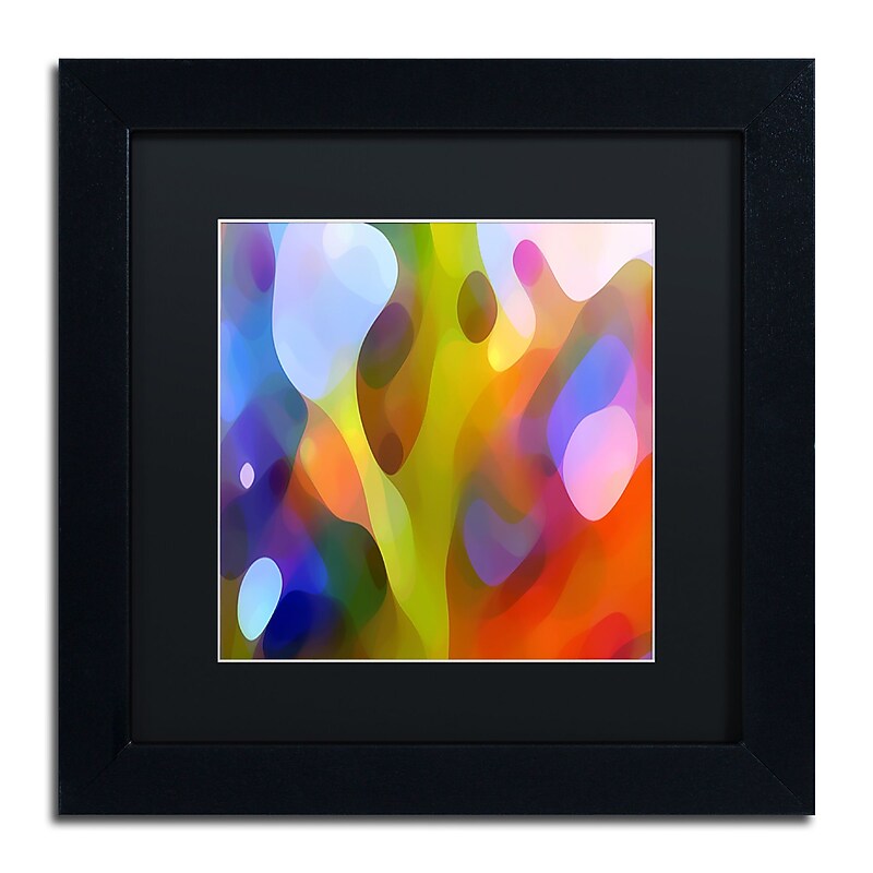 Trademark Fine Art ''Dappled Light 15'' by Amy Vangsgard  11" x 11" Black Matted Black Frame (AV0109-B1111BMF) image 1