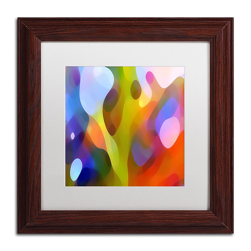 Trademark Fine Art ''Dappled Light 15'' by Amy Vangsgard  11" x 11" White Matted Wood Frame (AV0109-W1111MF) image 1