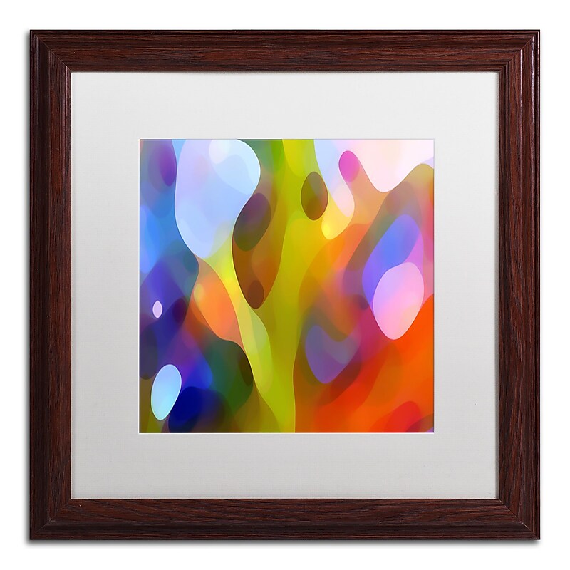 Trademark Fine Art ''Dappled Light 15'' by Amy Vangsgard  16" x 16" White Matted Wood Frame (AV0109-W1616MF) image 1