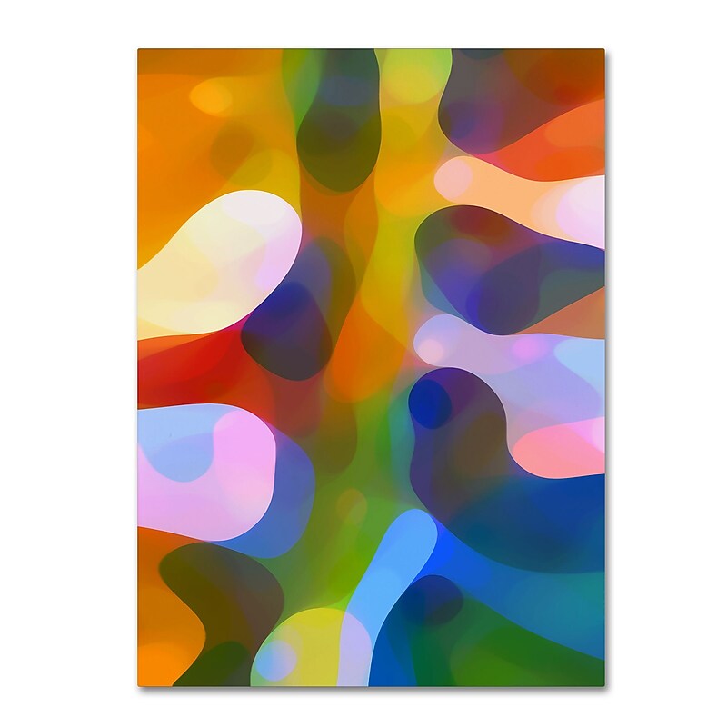 Trademark Fine Art ''Dappled Light Palm 1'' by Amy Vangsgard 24" x 32" Canvas Art (AV0110-C2432GG) image 1