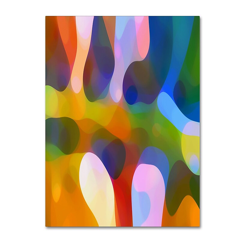 Trademark Fine Art ''Dappled Light Palm 2'' by Amy Vangsgard  24" x 32" Canvas Art (AV0111-C2432GG) image 1