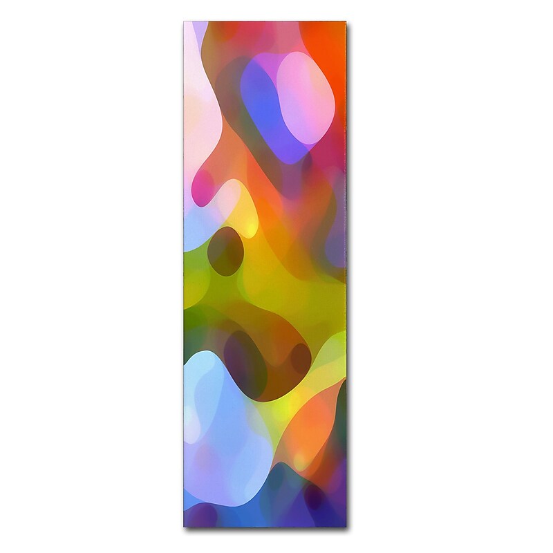 Trademark Fine Art ''Dappled Light Panoramic Vertical 3'' by Amy Vangsgard  8" x 24" Canvas Art (AV0116-C824GG) image 1