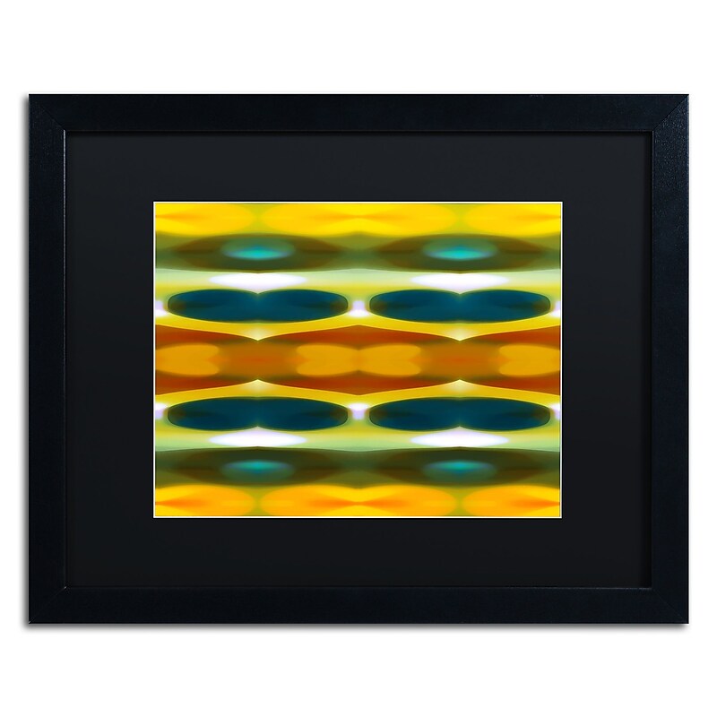 Trademark Fine Art ''Fall Forest Wide 3'' by Amy Vangsgard 16" x 20" Black Matted Black Frame (AV0121-B1620BMF) image 1