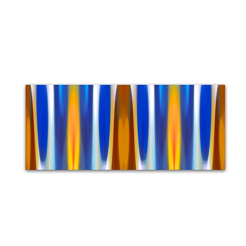 Trademark Fine Art ''Forest Winter Panoramic 2'' by Amy Vangsgard  14" x 32" Canvas Art (AV0124-C1432GG) image 1